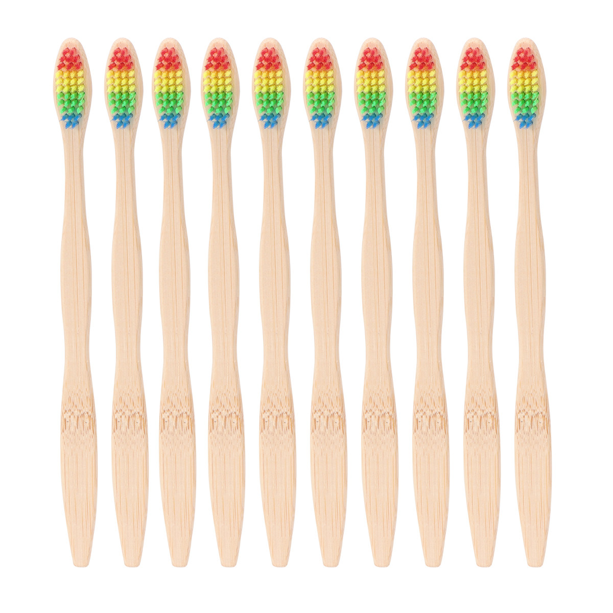 Bamboo Toothbrush 10 Pack Eco  - Bamboo Toothbrush Set review and price