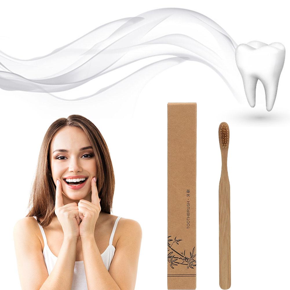 1-100Pcs Biodegradable Eco-Fri - Bamboo Toothbrush Set review and price