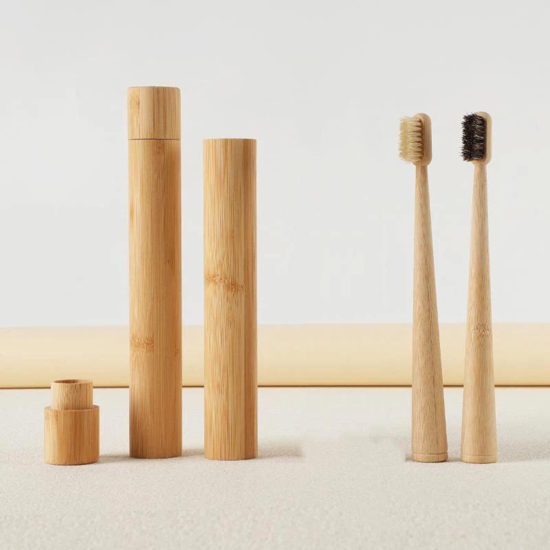1Pc/4Pcs Horse Bristle Bamboo  - Bamboo Toothbrush Set review and price