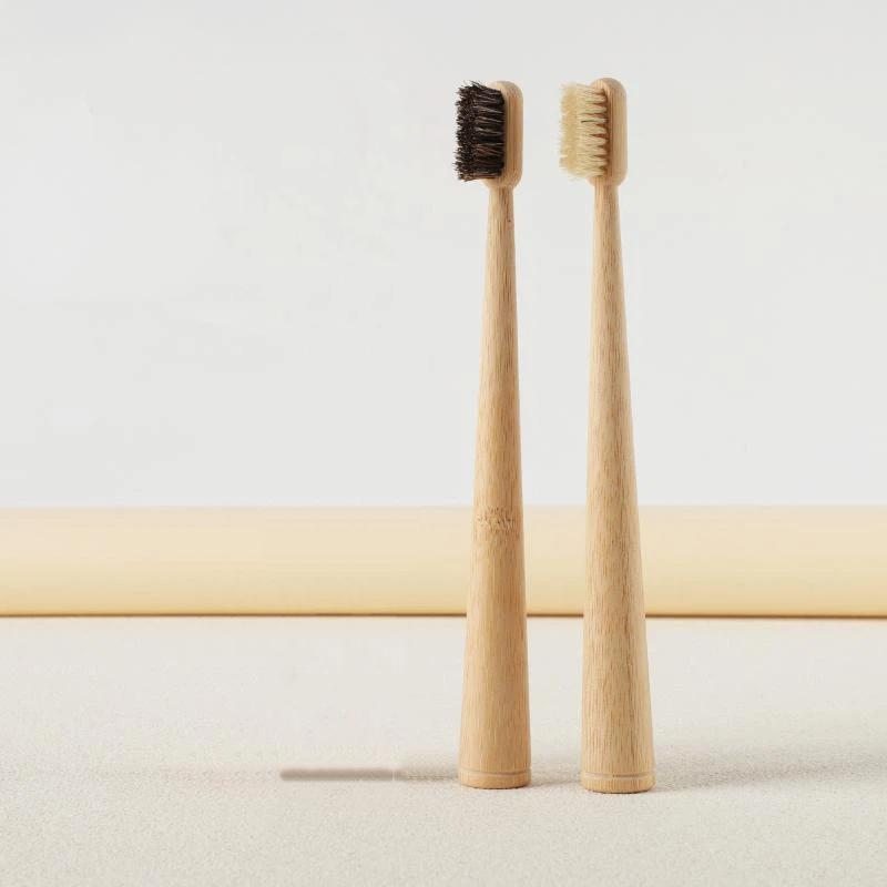1Pc/4Pcs Horse Bristle Bamboo  - Bamboo Toothbrush Set review and price