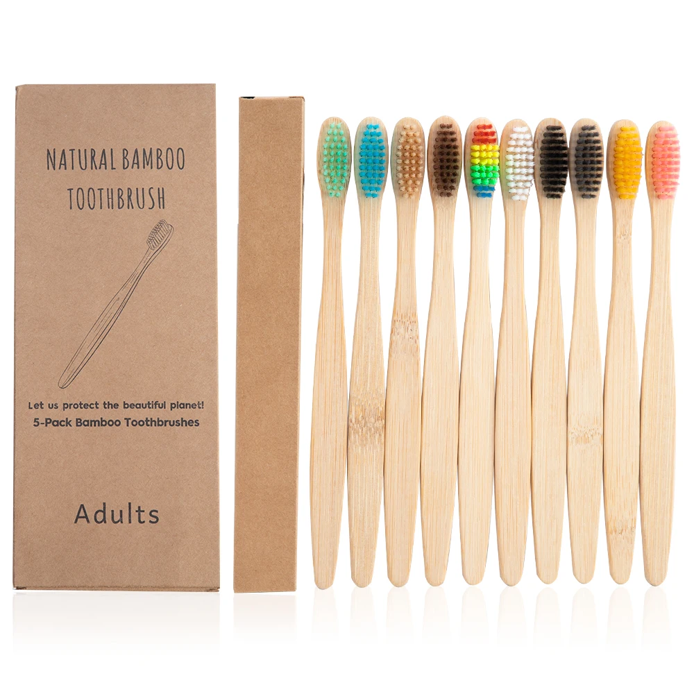 Eco-Friendly Bamboo Toothbrush - Bamboo Toothbrush Set review and price