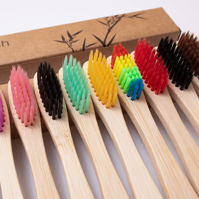 Wrapped Bamboo Toothbrush Set  - Bamboo Toothbrush Set review and price